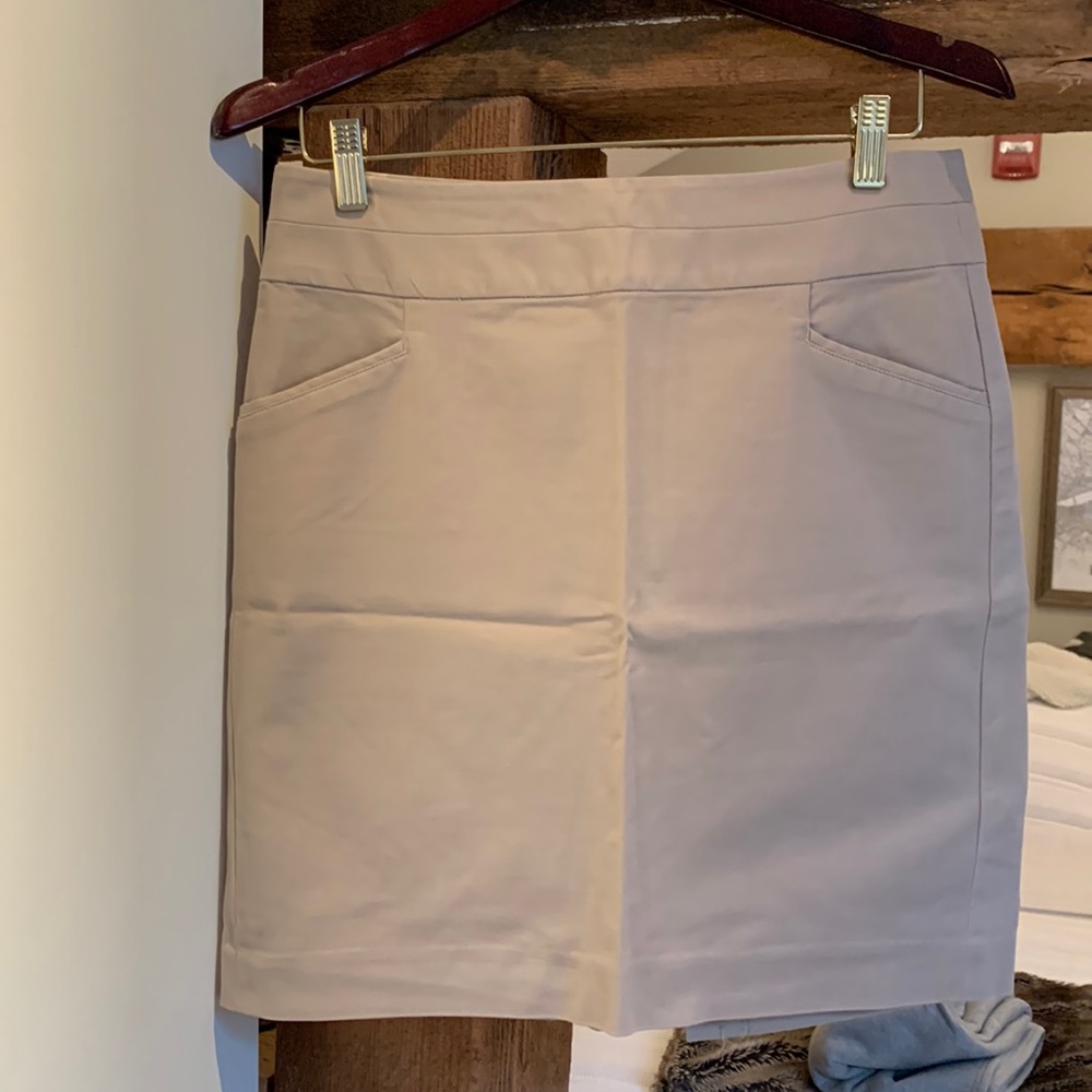 Banana Republic Tan pencil skirt (size:6)